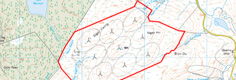 Image:  Plan drawing of wind farm design